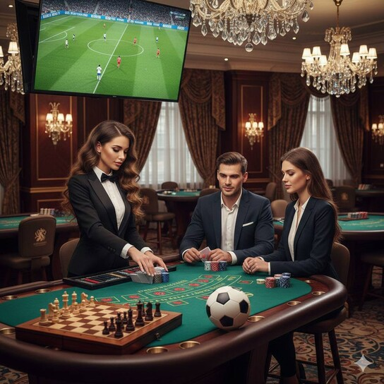 Luxury Online Casino Interface